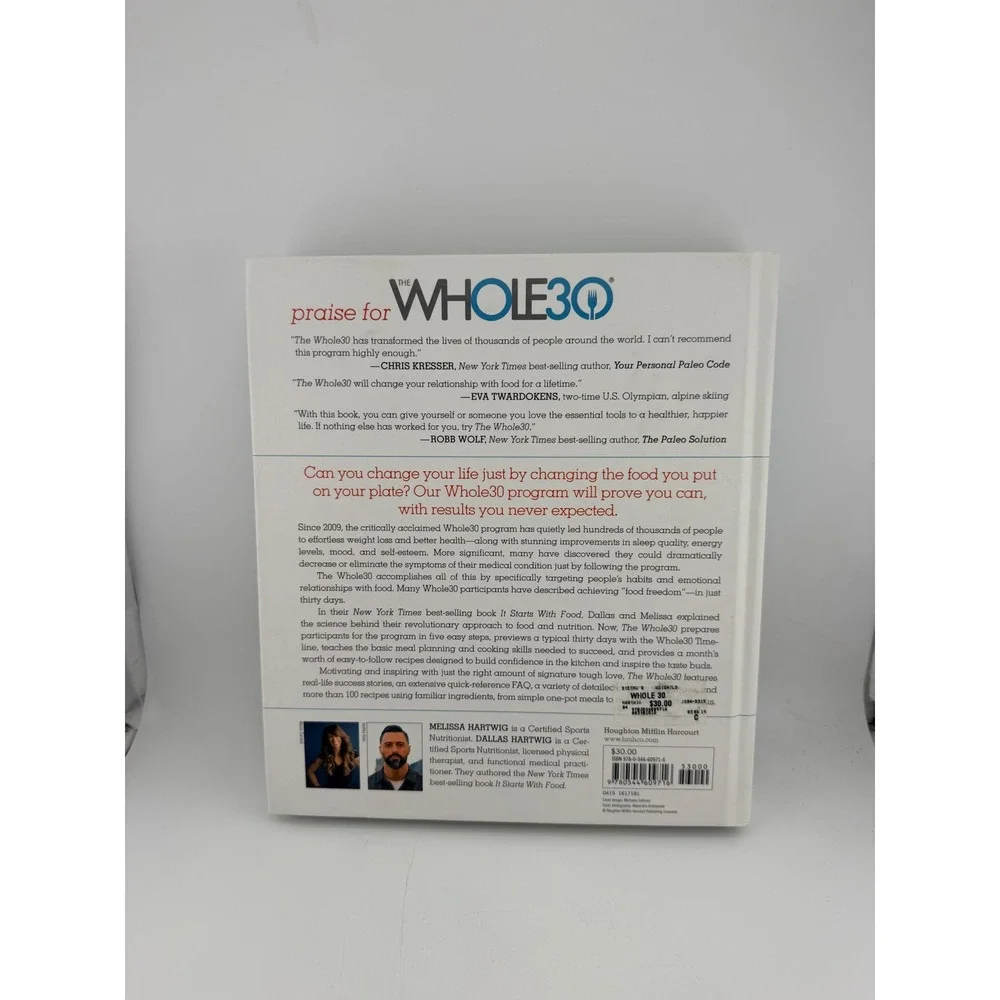 The Whole30 30-Day Guide to Total Health Food Freedom Hartwig Hardcover 2015